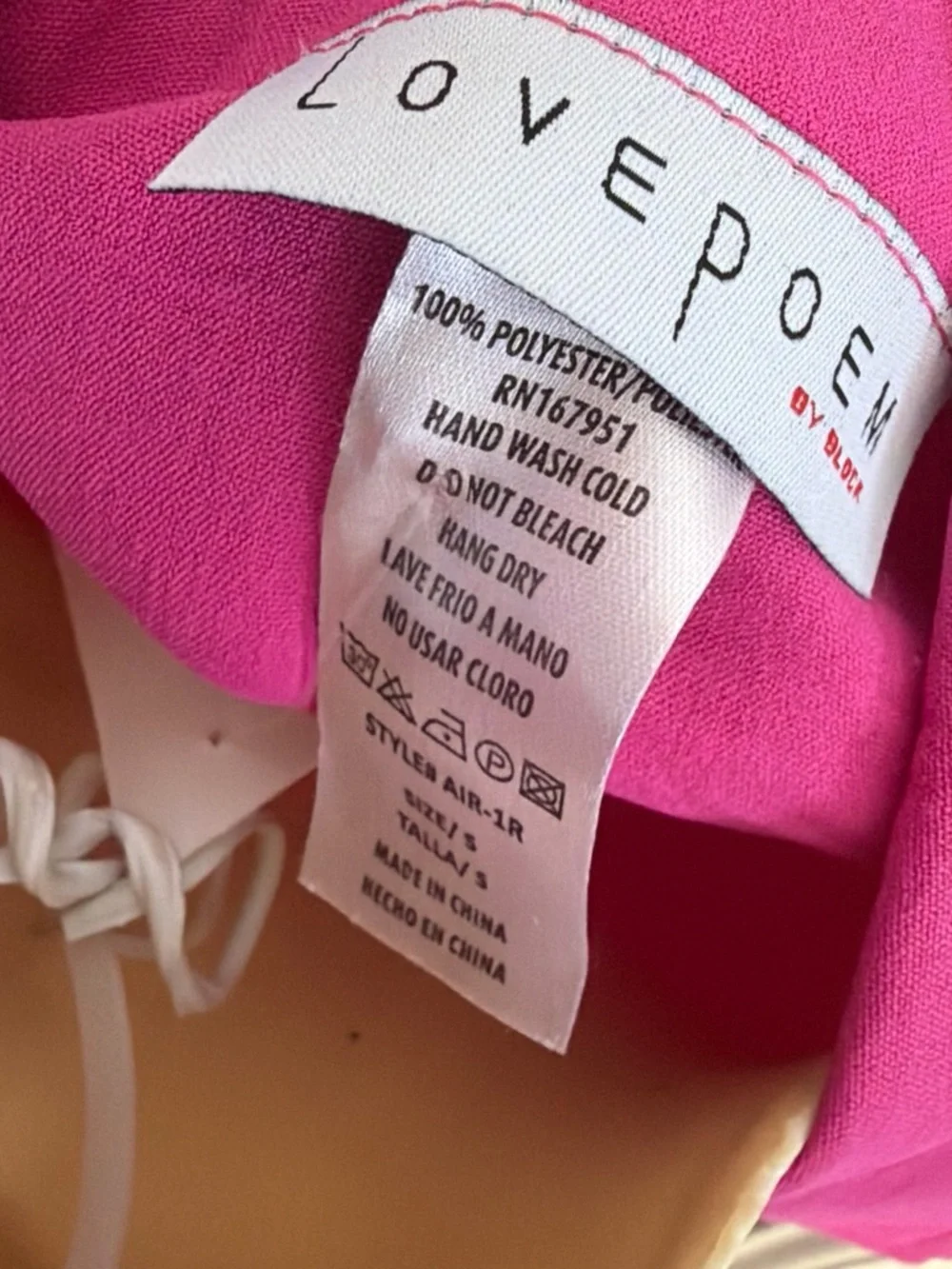 Hot pink romper Zip-Front Retro Style Size S